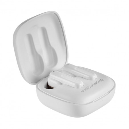 Casques avec Microphone Mars Gaming MHIBW Blanc