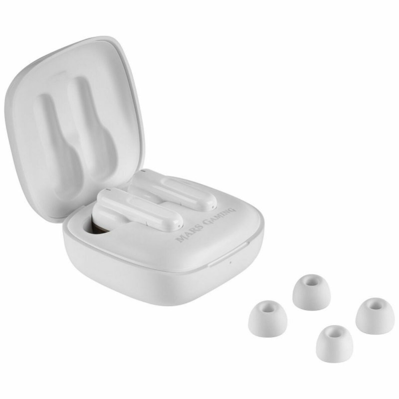 Auriculares con Micrófono Mars Gaming MHIBW Blanco