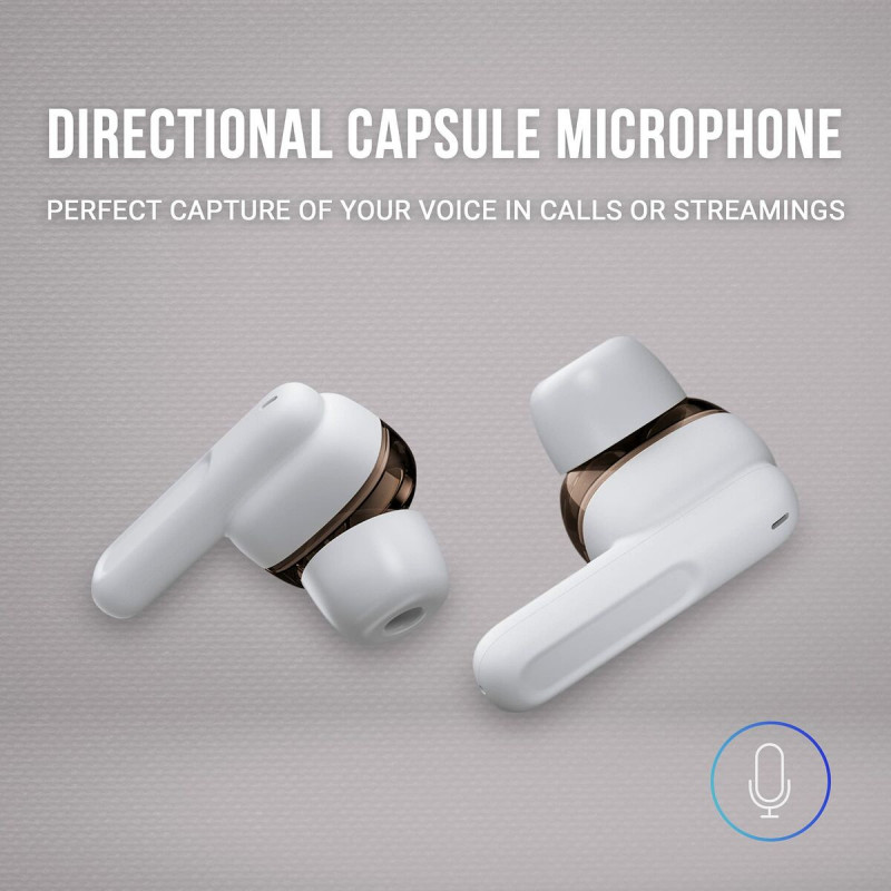 Headphones with Microphone Mars Gaming MHIBW White