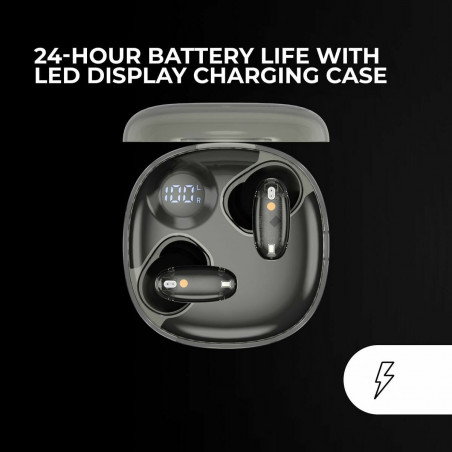 Écouteurs Sans Fil avec Étui de Charge Mars Gaming MHIB2 Noir