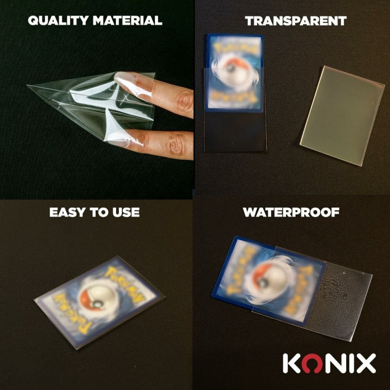 Fundas para cartas KONIX 100 Unidades