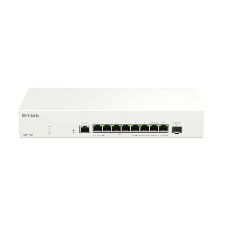Router D-Link DBR-700 Bianco 8 Ethernet LAN