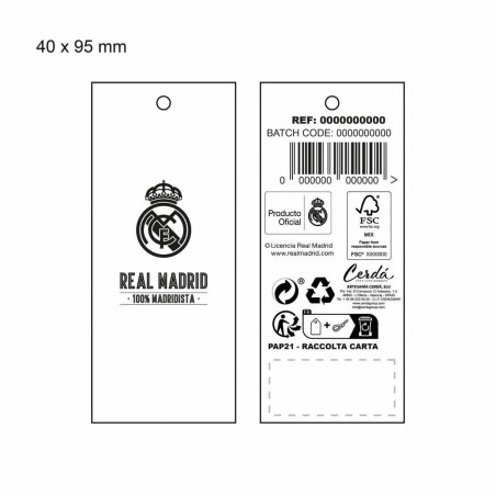 Impermeabile per Cani Real Madrid C.F. Azzurro XS