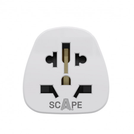 Plug adapter Scape Travel 830US Plastic 10 A