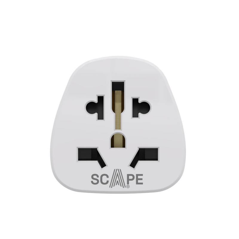 Scape Travel Adaptador de viaje Internacional a Schuko