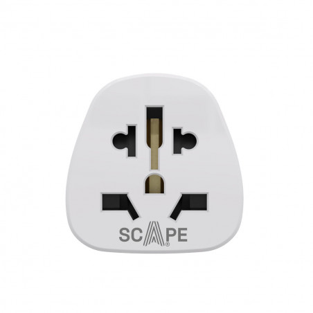Plug adapter Scape Travel 830DE Plastic