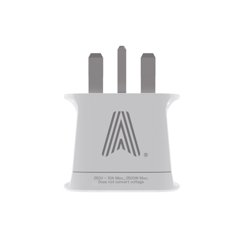 Adattore con prese Scape Travel 830UK Plastica 13 A