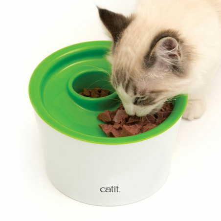 Comedero de Alimentación Lenta para Mascotas Catit Senses 2.0 Plástico