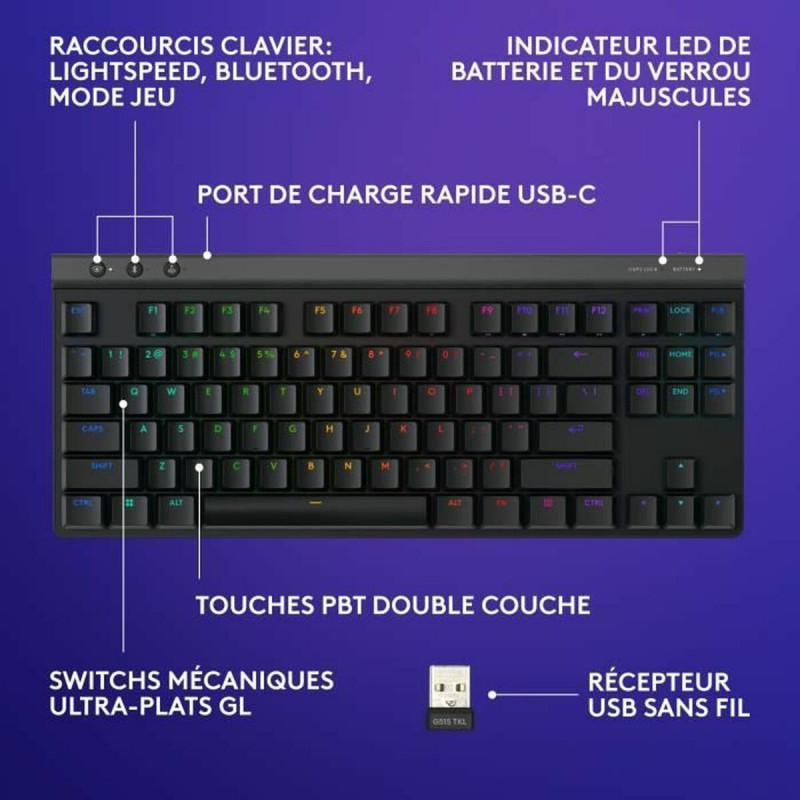Teclado Logitech 920-012546 Preto