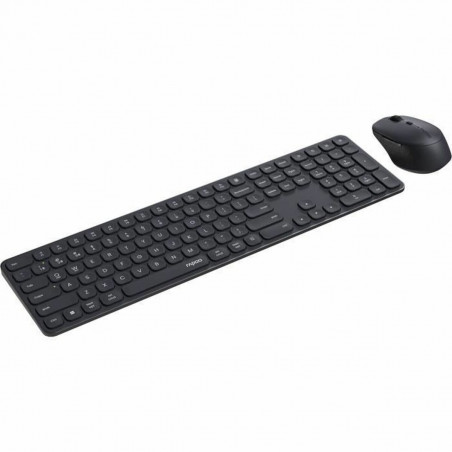 clavier et souris Rapoo 9810M Gris AZERTY