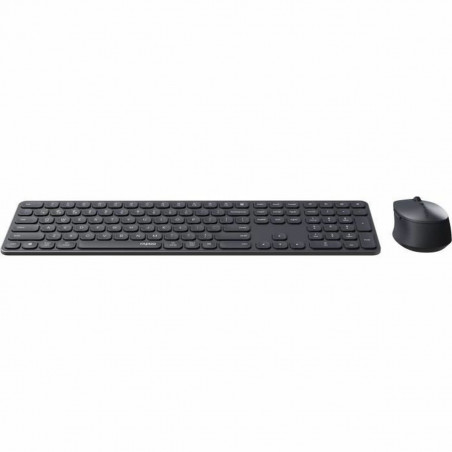 Teclado y Ratón Rapoo 9810M Gris AZERTY