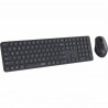 clavier et souris Rapoo 9810M Gris AZERTY