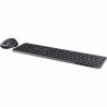 Teclado e Rato Rapoo 9810M Cinzento AZERTY