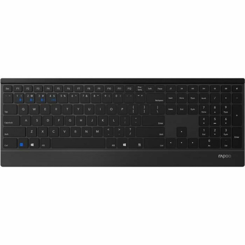 Teclado Rapoo E9500M Negro AZERTY