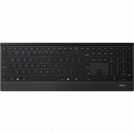 Tastiera Rapoo E9500M Nero AZERTY