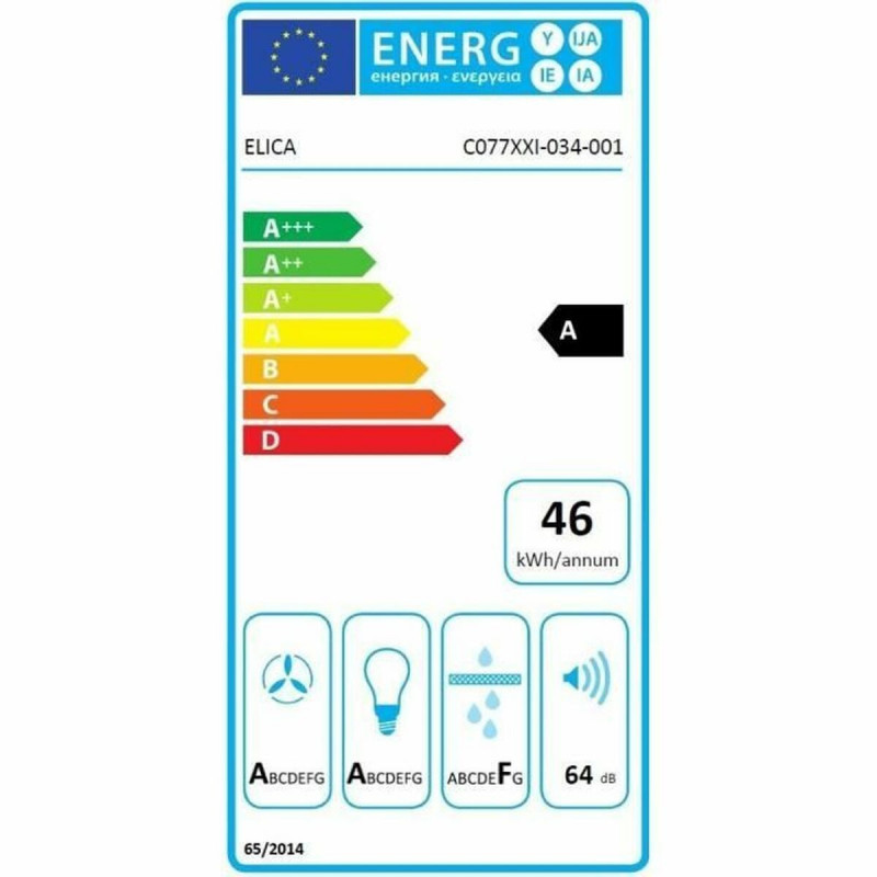 Conventional Hood Elica Black