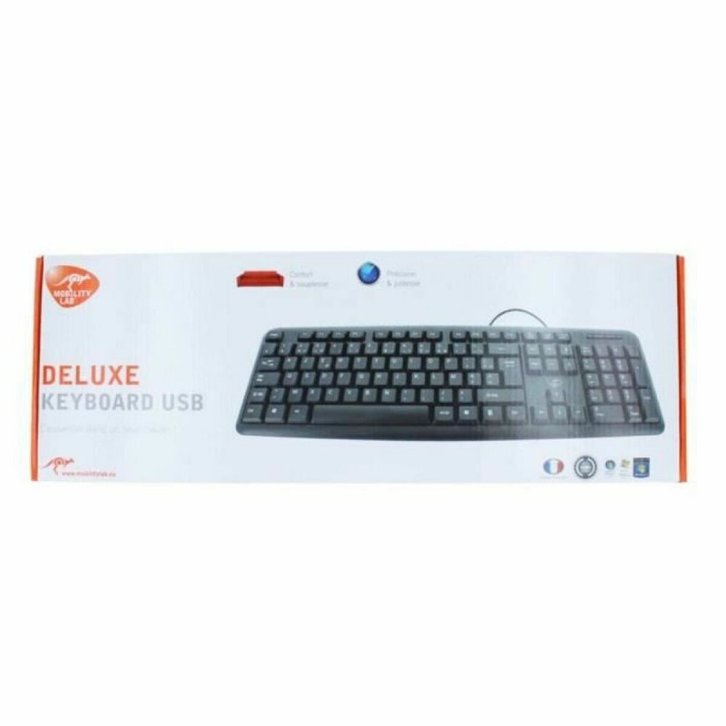 Teclado Mobility Lab Deluxe Classic Preto AZERTY