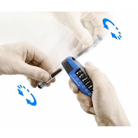 Multi-point screwdriver WITTE Ratchdrive Bit set 7 Pieces