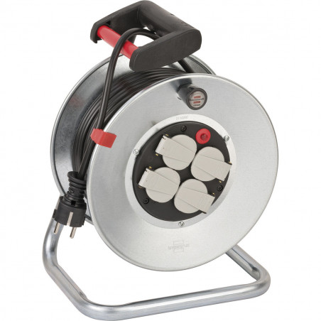 Kabelaufwicklung Brennenstuhl Garant® S 4 E IP20 H05VV-F 50 m 3 x 1,5 mm 4 Stecker