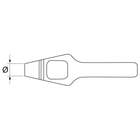 Ausstanzung Paffrath DIN 7200 A 5/8” IN