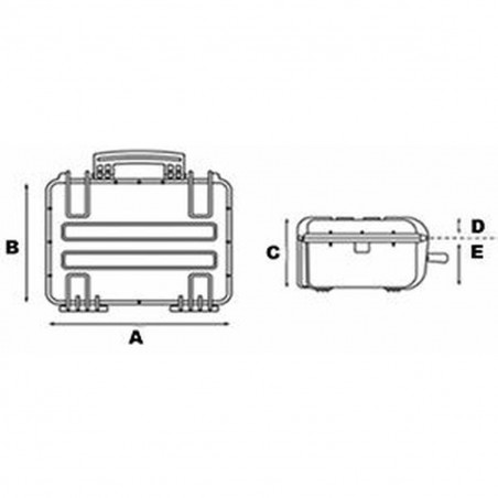 Werkzeugsatz GT Line EXPLORER 5122 Schaum 54,6 x 34,7 x 24,7 cm