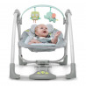 Rocking Chair Ingenuity Compact Swing - Hugs & Hoots White Grey