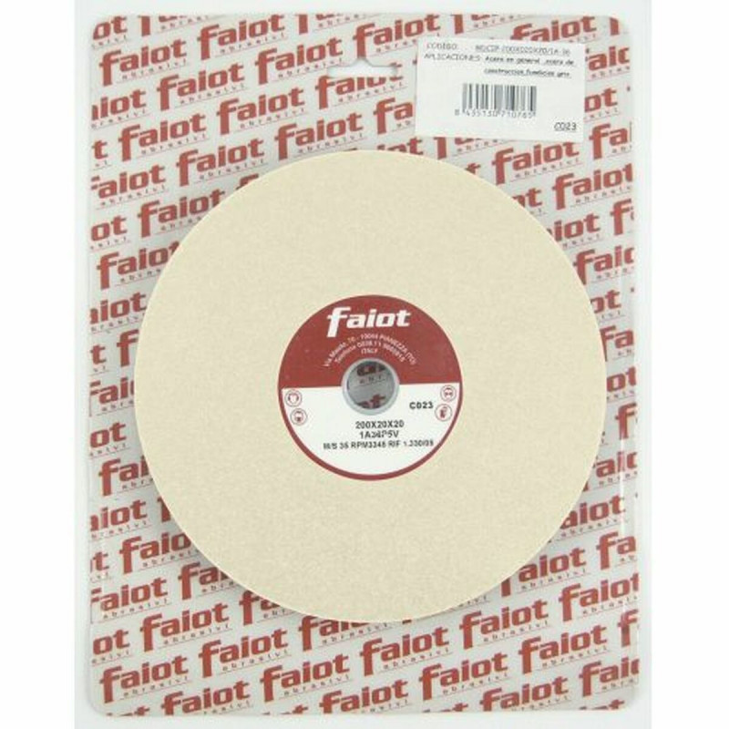 Rebolo abrasivo FAIOT 9A-60 150 mm Branco