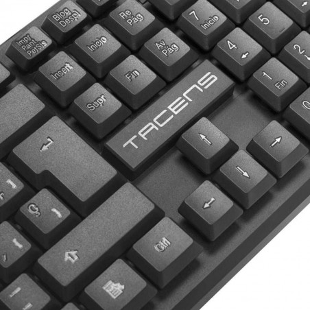 Clavier Tacens AK0ES Noir Espagnol Qwerty