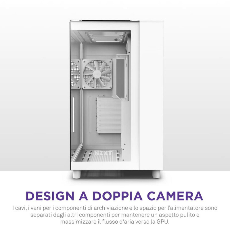 Case computer desktop ATX NZXT CM-H91EW-01 Bianco