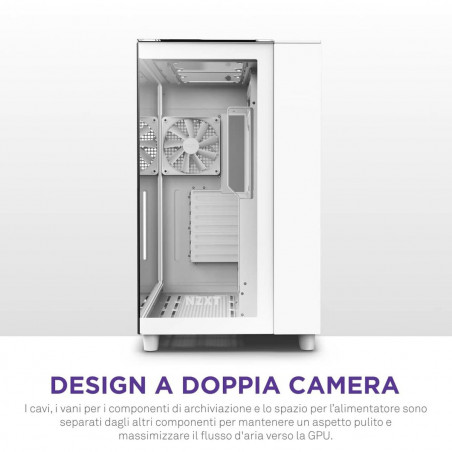 Case computer desktop ATX NZXT CM-H91EW-01 Bianco
