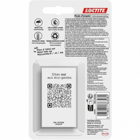 Cyanocrylat Loctite SUPERGLUE-3 3 g 2 Stücke (12 Stück)