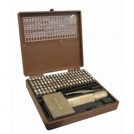 Gioco dell'alfabeto (segnalibri fai-da-te) Gravurem Eurotype Set 3 mm