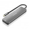Hub USB Aisens ASUC-6P016-GR Gris Multicouleur