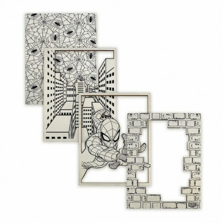 Set Attività Manuali Spider-Man Legno