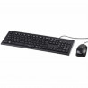 Tastatur mit Maus Hama Technics 69134958 Schwarz