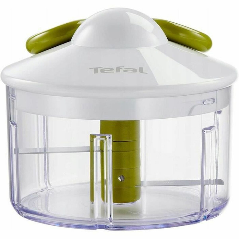 Mini picadora manual com fio Tefal K1330404 Branco Aço inoxidável Plástico