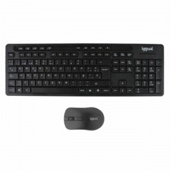 Teclado e Rato iggual WMK-BUSINESS2 Preto Qwerty espanhol