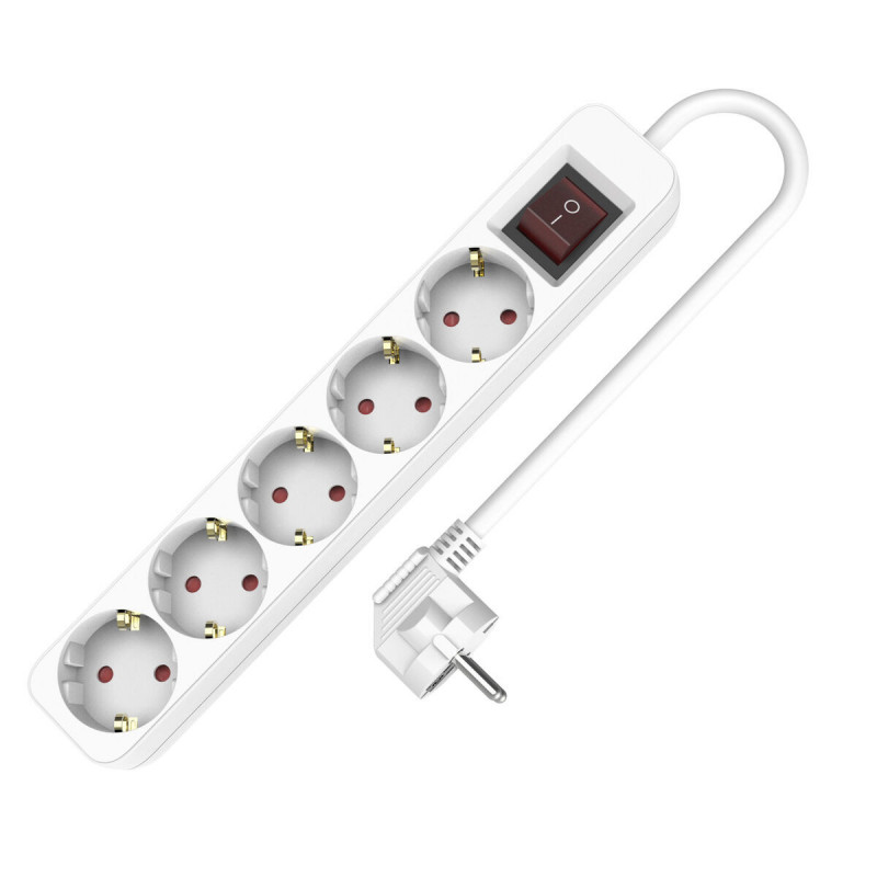 Steckerleiste mit 5 Steckdosen TM Electron TMUAD505