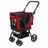 Carro de Compras Carlett CUBE P RUBY Vermelho