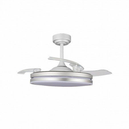 Ventilateur de Plafond CristalRecord RETRACT MOSS Gris 72 W