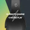 Auriculares Bluetooth com microfone Skullcandy S6EVW-N740 Preto