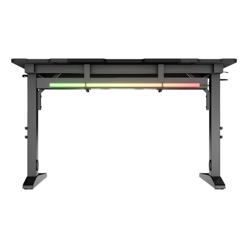 Desk Genesis HOLM MODULAR 120 RGB 120 x 75 cm Black