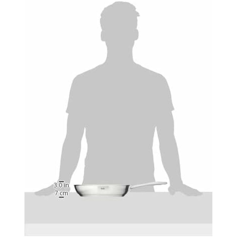 Frigideira Fissler 08135328100/0 Prateado Metal Aço inoxidável