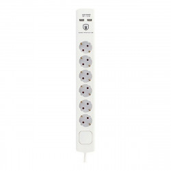 Power Socket - 6 Sockets with Switch TM Electron TMUAD306