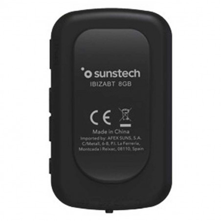 Reprodutor MP4 Sunstech IBIZABT8GBBK Preto