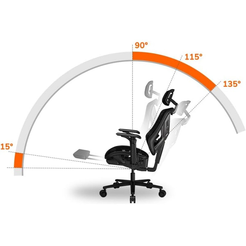 Gaming Chair Cougar 3MSPDGRB.0001 Black