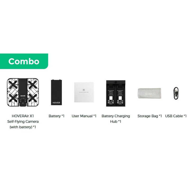 Drone Hoverair X1 Nero