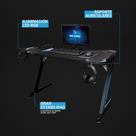 Bureau Gaming DEEP GAMING COO-DGMOB04 Noir 5 atm 1,64"