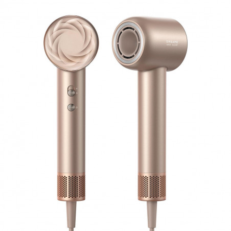 Dreame Hair Dryer Glory Mix 1600W Ionic, 3 Magnetic Nozzles, Gold