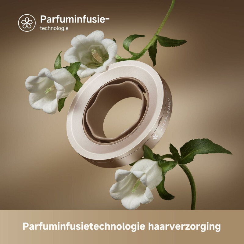 Dreame Hair Dryer Glory Mix 1600W Ionic, 3 Magnetic Nozzles, Gold